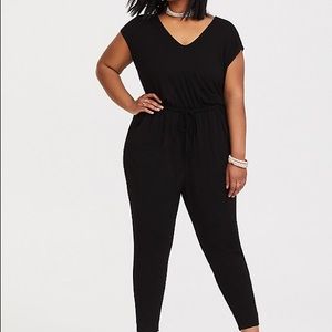 Torrid black jumpsuit size 3